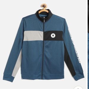 CONVERSE TRACK BOYS JACKET color block stand up collar Activewear Regulr fit Lrg